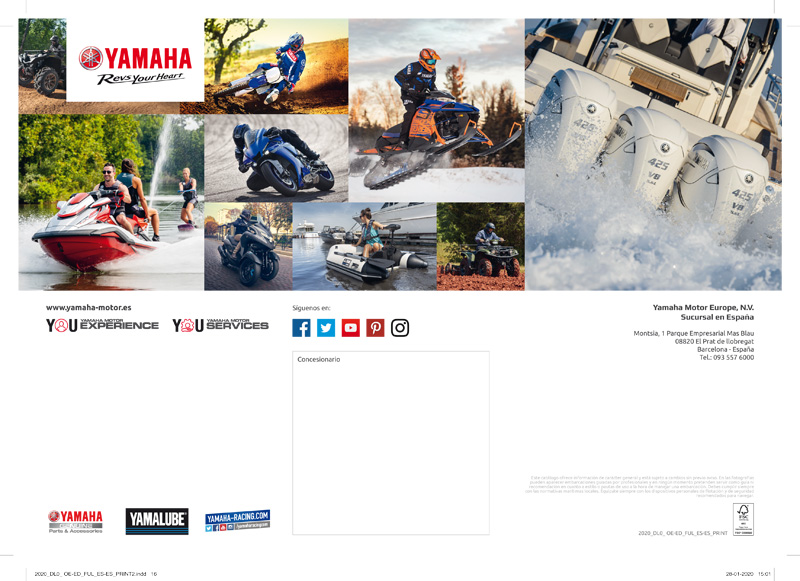 Yamaja. Motores Fuera Borda Gama Portail