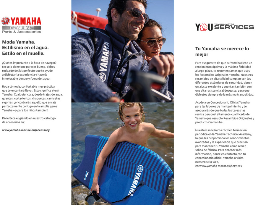 Yamaja. Motores fuera borda Gama Portail